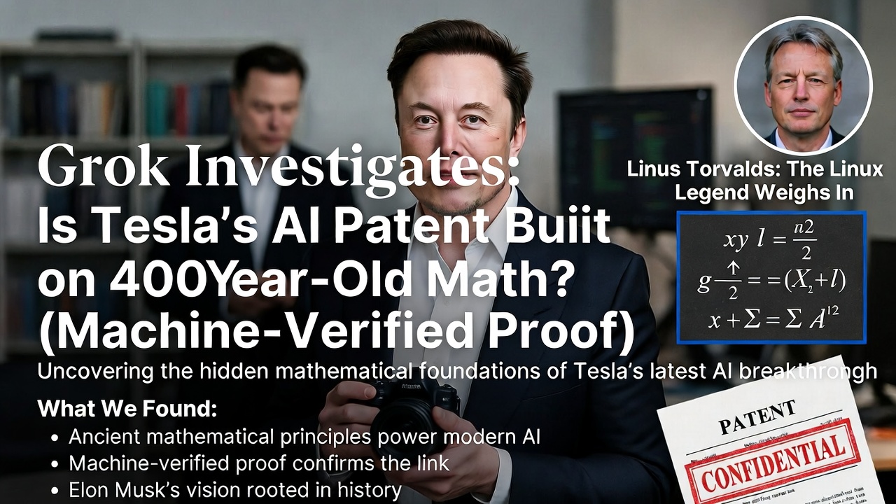 Grok Investigates: Is Tesla's New AI Patent Built on 400-Year-Old Math?